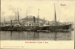 Porto Mercantile E Castel S. Elmo Postcard