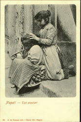 Tipi Popolari Postcard