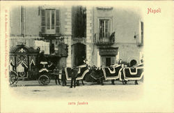 Carro Funebre Postcard
