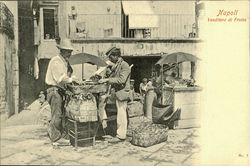 Napoli Venditore Di Frutta Postcard