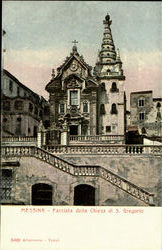 Facciata Della Chiesa Di S. Gregorio Postcard