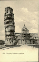 Duomo Parte Posteriore E Campanile Postcard