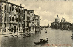 Canal Grande Dall Accademia Venezia, Italy Postcard Postcard