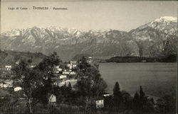 Lago Di Como Panorama Postcard