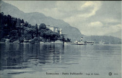Lago Di Como Punto Balbianello Postcard