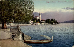Lago Di Como Chiesa Di Tremezzo Postcard