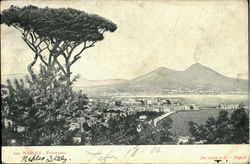 Napoli - Panorama Italy Postcard Postcard
