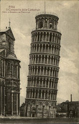 Il Campanile Della Cattedrale Pisa, Italy Postcard Postcard