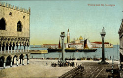 Venice And St. Gerogio Postcard