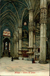 Interno Del Duomo Postcard