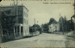 Casa Buia E Centrale Electtrica Postcard