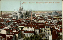 Panorama Dal Campanile della Chiesa Di S. Carlo Postcard