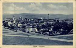 Pistoia Panorama Postcard