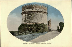 Via Appia Tomba Di Cecillia Metella Postcard