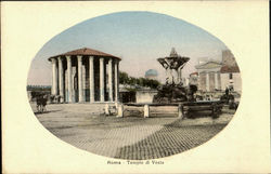 Tempio Di Vesta Roma, Italy Postcard Postcard