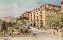 Weinen's Hotel De France Palermo, Italy Postcard Postcard