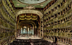 Interno Del R. Teatro S. Carlo Postcard