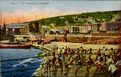 Via Caracciolo E Pescatori Postcard