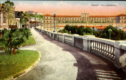 Napoli - Via Litoranea Postcard