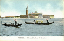 Chiesa Ed Isola Di S. Giorgio Postcard
