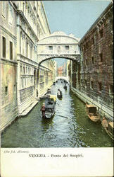 Ponte Dei Sospiri Postcard