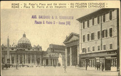 St. Peter's Place And The Stores Postcard