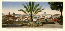 Panorama Della Citta Visto Dal Monte Pincio Con Parte Del Giardino Pubblico Postcard