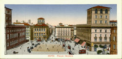 Piazza Venezia Roma, Italy Postcard Postcard