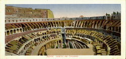 Interno Del Colosseo Postcard