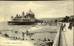 Le Palais De la Jetee Nice, France Postcard Postcard
