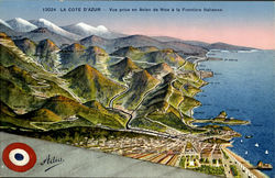 La Cote D'Azur Postcard