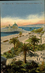 Palais De La Jetee et Jardias Albert 1 Nice, France Postcard Postcard