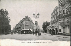 Place Victor Hugo Et Rue De Nimes Postcard