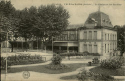 Vals Les Bains Le Casino Et Les Jardins Postcard