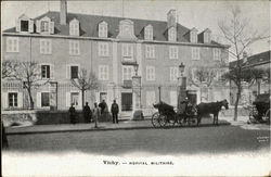 Vichy Hopital Militaire Postcard