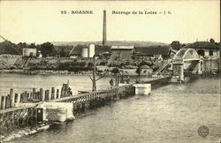 Roanne Barrage De La Loire Postcard