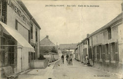 Jalons Les Vignes Rue Galla Café De La Jeunesse Postcard