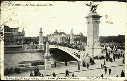 Le Pont Alexandre III Postcard