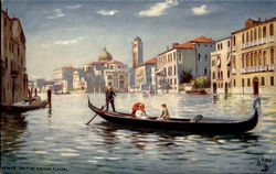 Venice On The Grand Canal Postcard