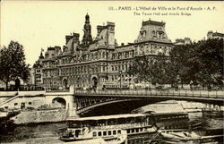 The Town Hall And Arcole Bridge Postcard