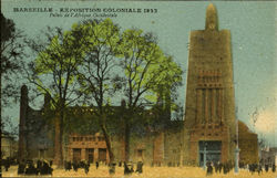 Palais De L'Afique Occidentale Marseille, France Postcard Postcard