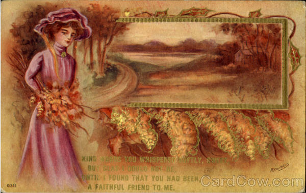 Kind Words you Whispered Softly Women