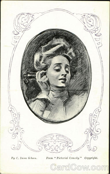 Pictorial Comedy Series C. D. Gibson Artist Signed