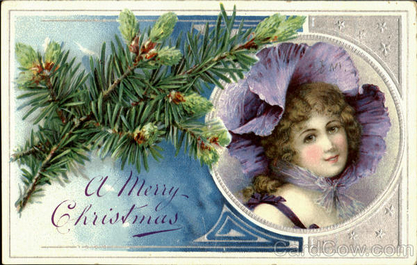 A Merry Christmas - Purple Bonnet