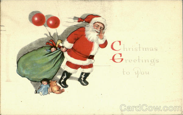 Christmas Greetings To You Santa Claus