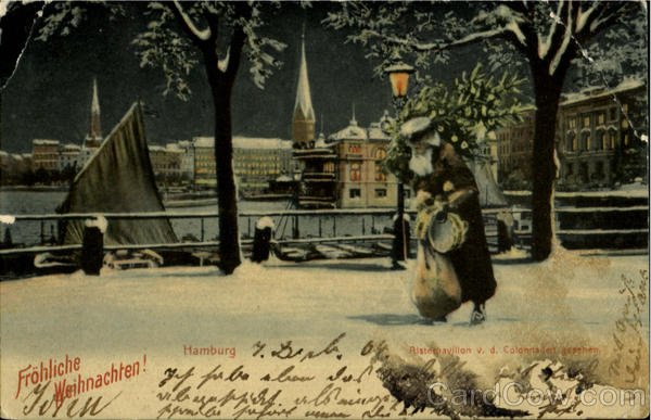 German Father Christmas Hamburg Santa Claus