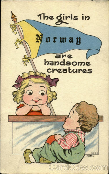 The girls in Norway are handsome creatures Maine Witt