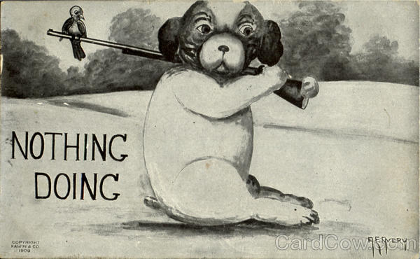 Nothing doing A. E. Avery Dogs