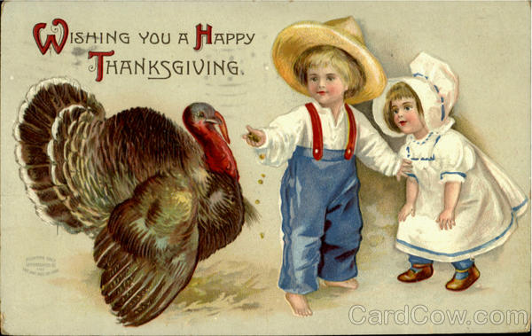 Wishing You A Happy Thanksgiving Ellen Clapsaddle Children