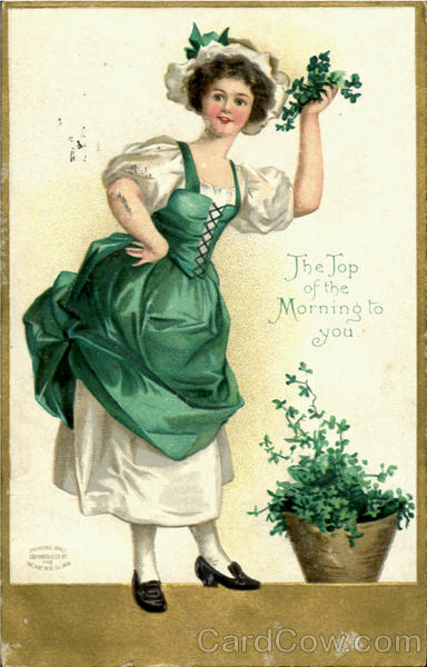 The Top Of The Morning To You Ellen Clapsaddle St. Patrick's Day